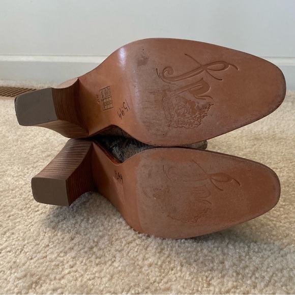 Free People Snakeskin Barclay Heeled Boots - Picture 8 of 8